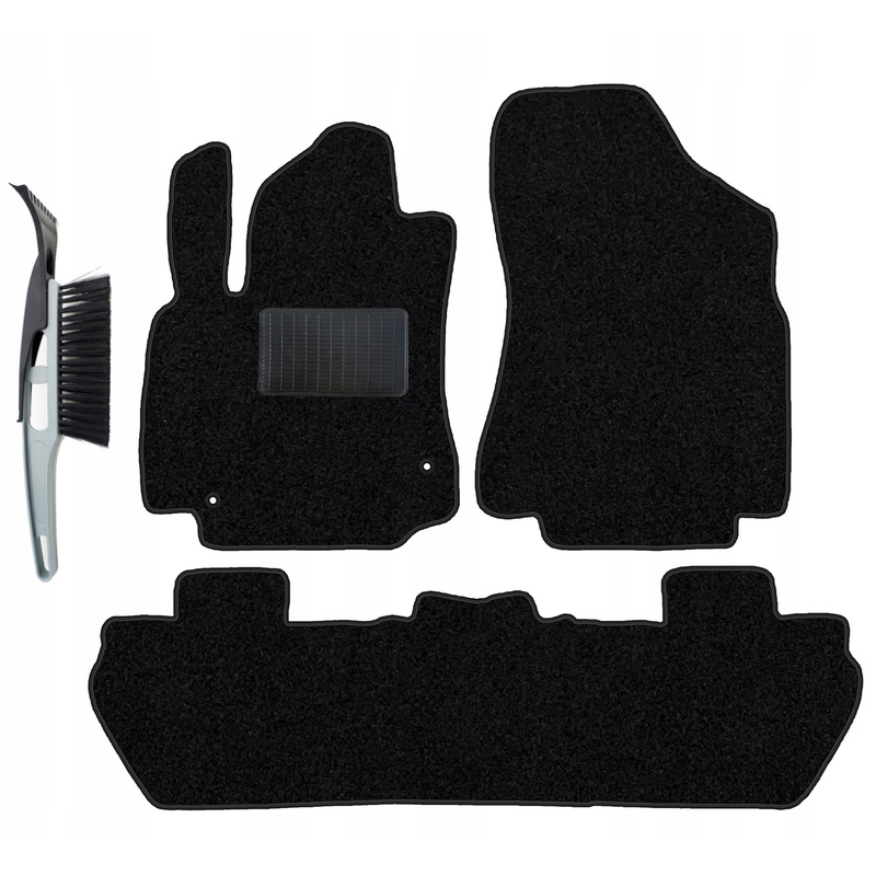 Velour Car Mats Set Compatible With 2 5-seater 2008-2018