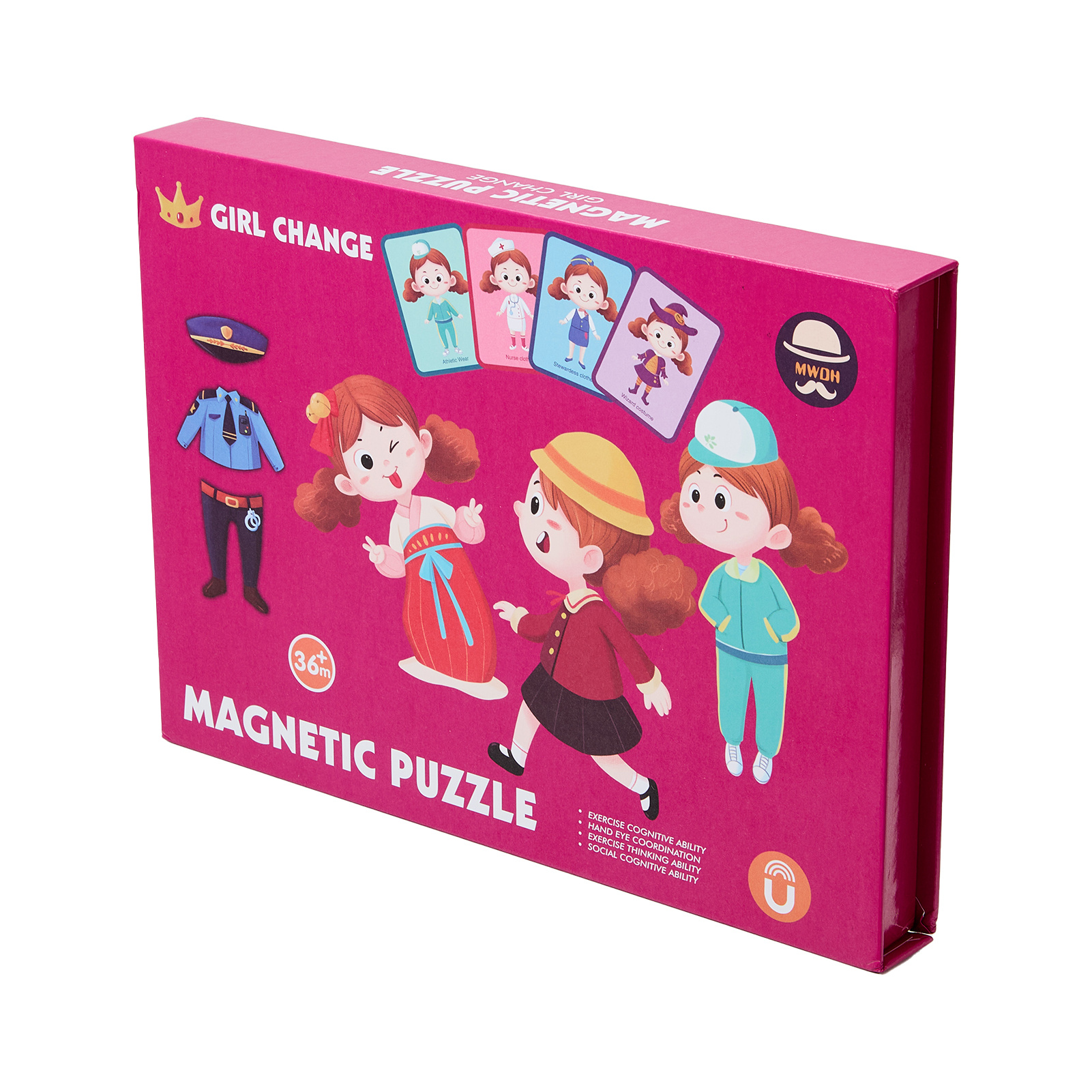 Dress-Up Themed Magnetic Puzzle Gift Box Set