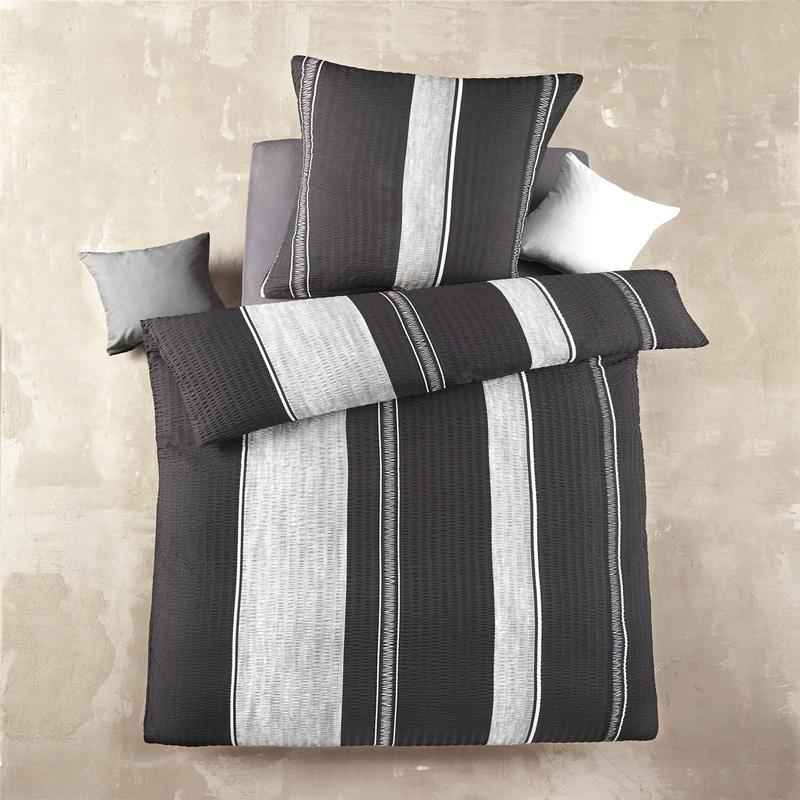 Image of Seersucker Bedding 135x200 Cm, 100% Microfiber, Summer Duvet Cover 135 X 200, Lightweight & Wrinkle-free, Striped