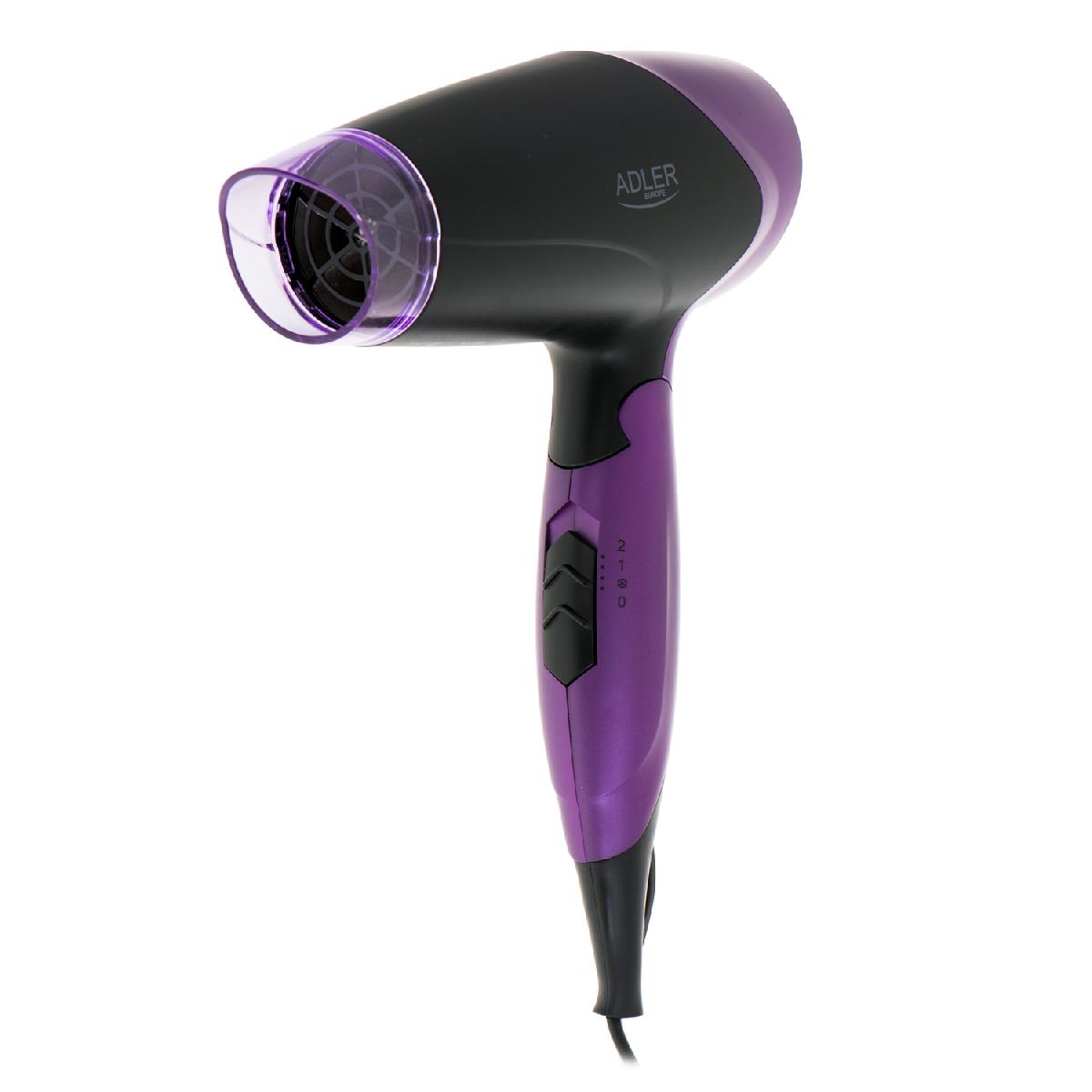 Adler Travel Hair Dryer 1600w With Foldable Handle Ad 2260