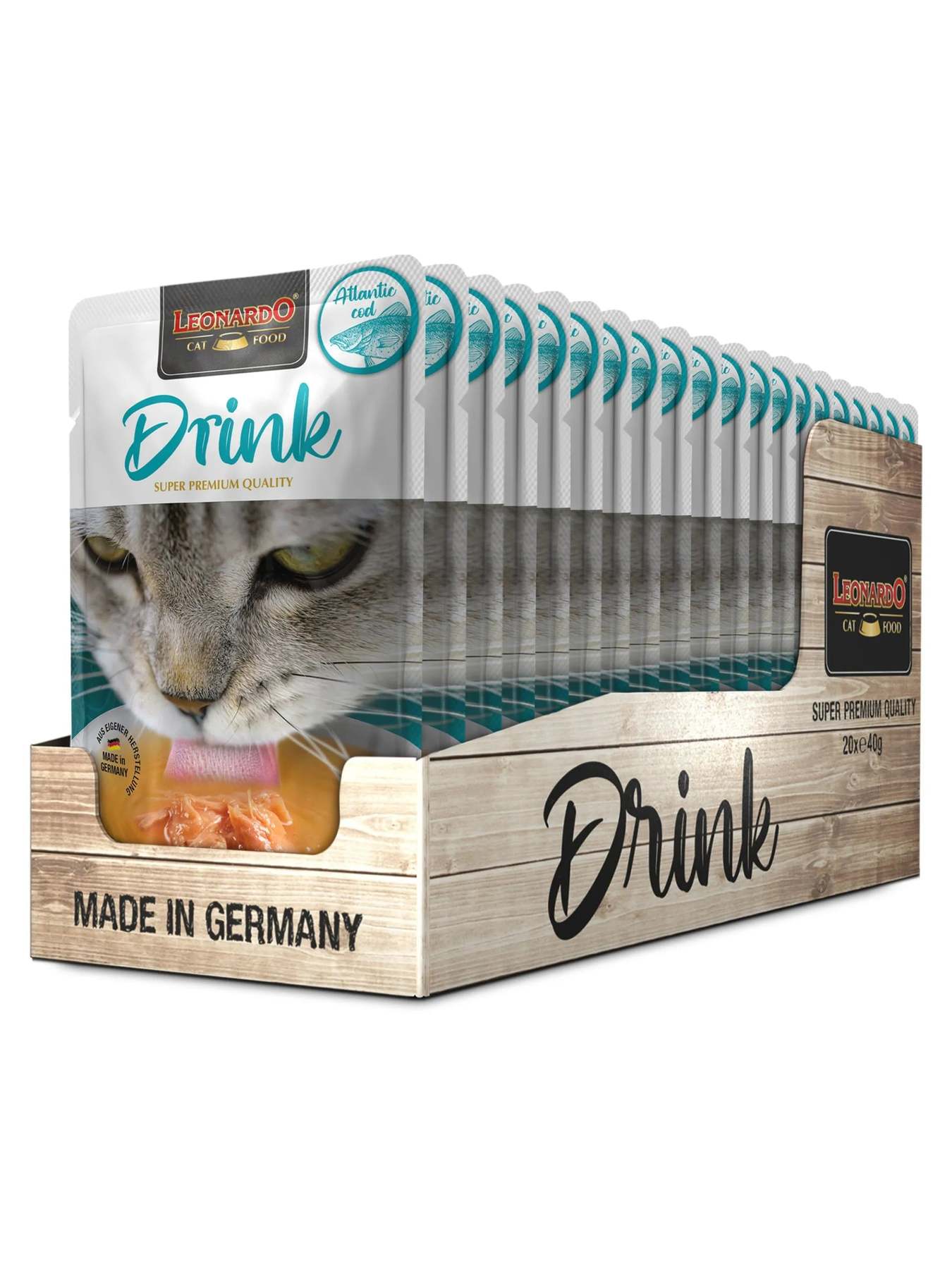 Leonardo Drink Atlantic Cod 40Gr