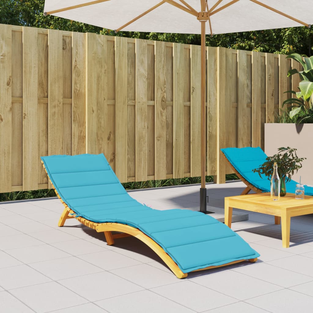 Vidaxl Sun Loungers Cushion, Pillow For Garden Furniture Terrace Furniture, Lounge Cushion, Garden Pillow Seat Cushion, Turquoise Oxford Fabric