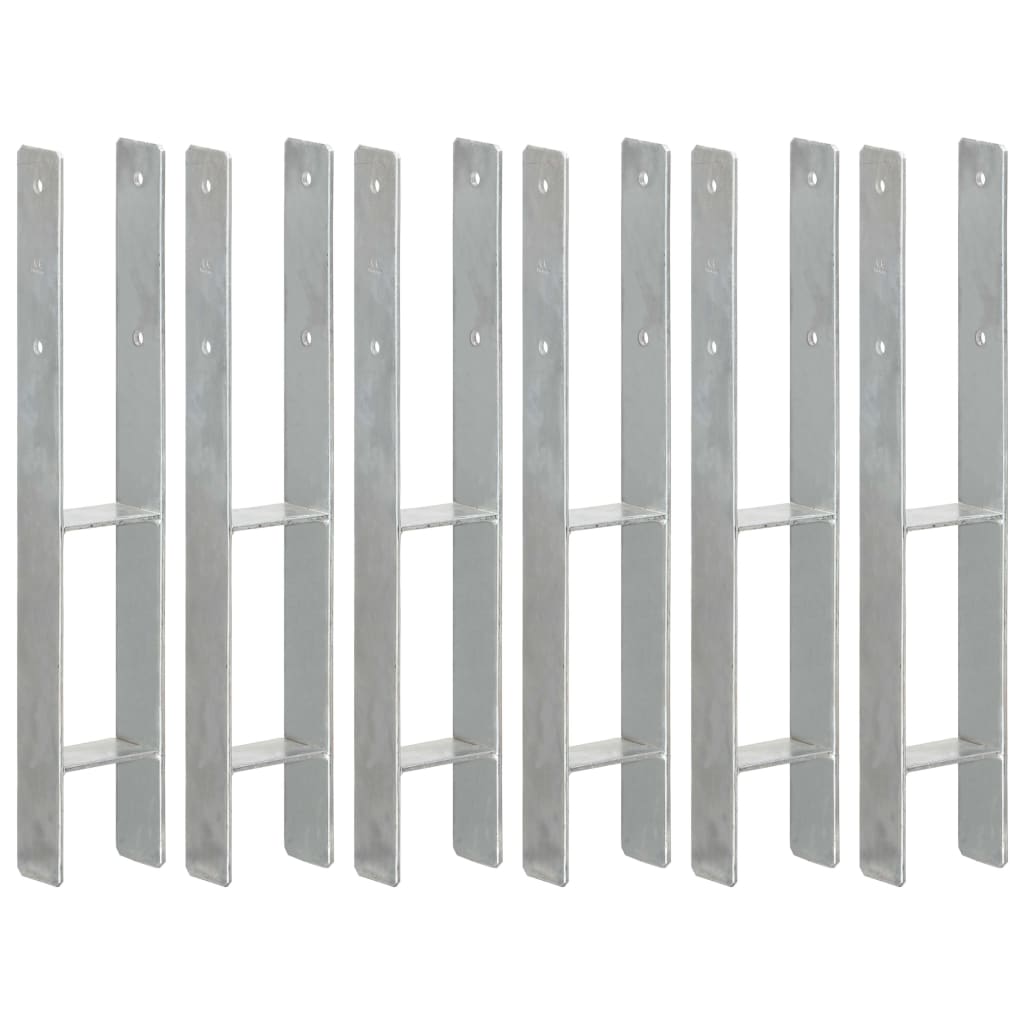 Vidaxl Post Holder Galvanized Steel Post Anchor H-anchor Multiple Options