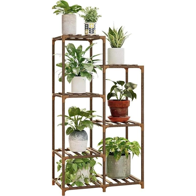 Wooden Flower Stand For Pots, Plant Shelf, Flower Rack