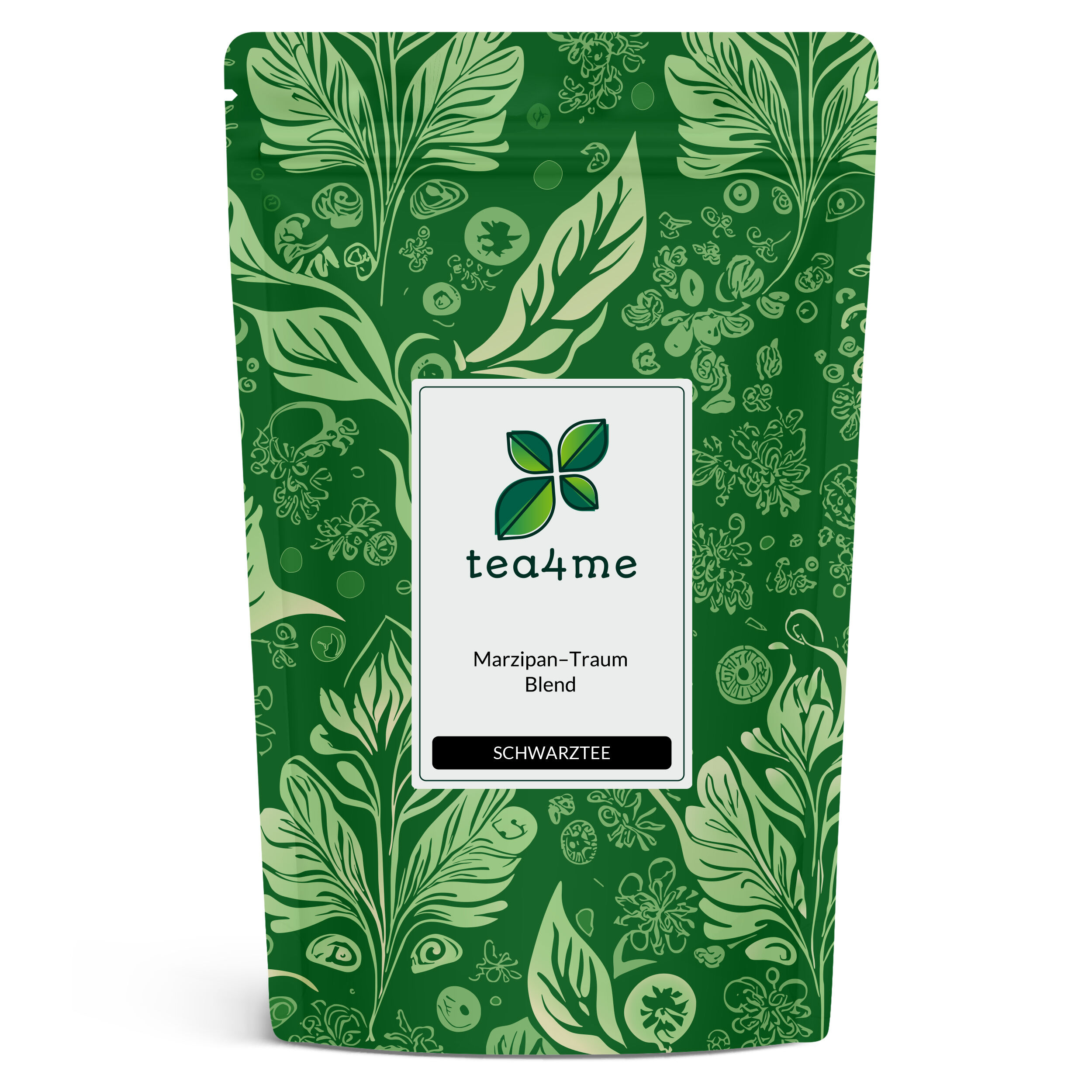 Tea4me Marzipan Dream Black Tea With Marzipan Flavor | 100g Tea | Strong Marzipan Scent, Deep Golden Cup