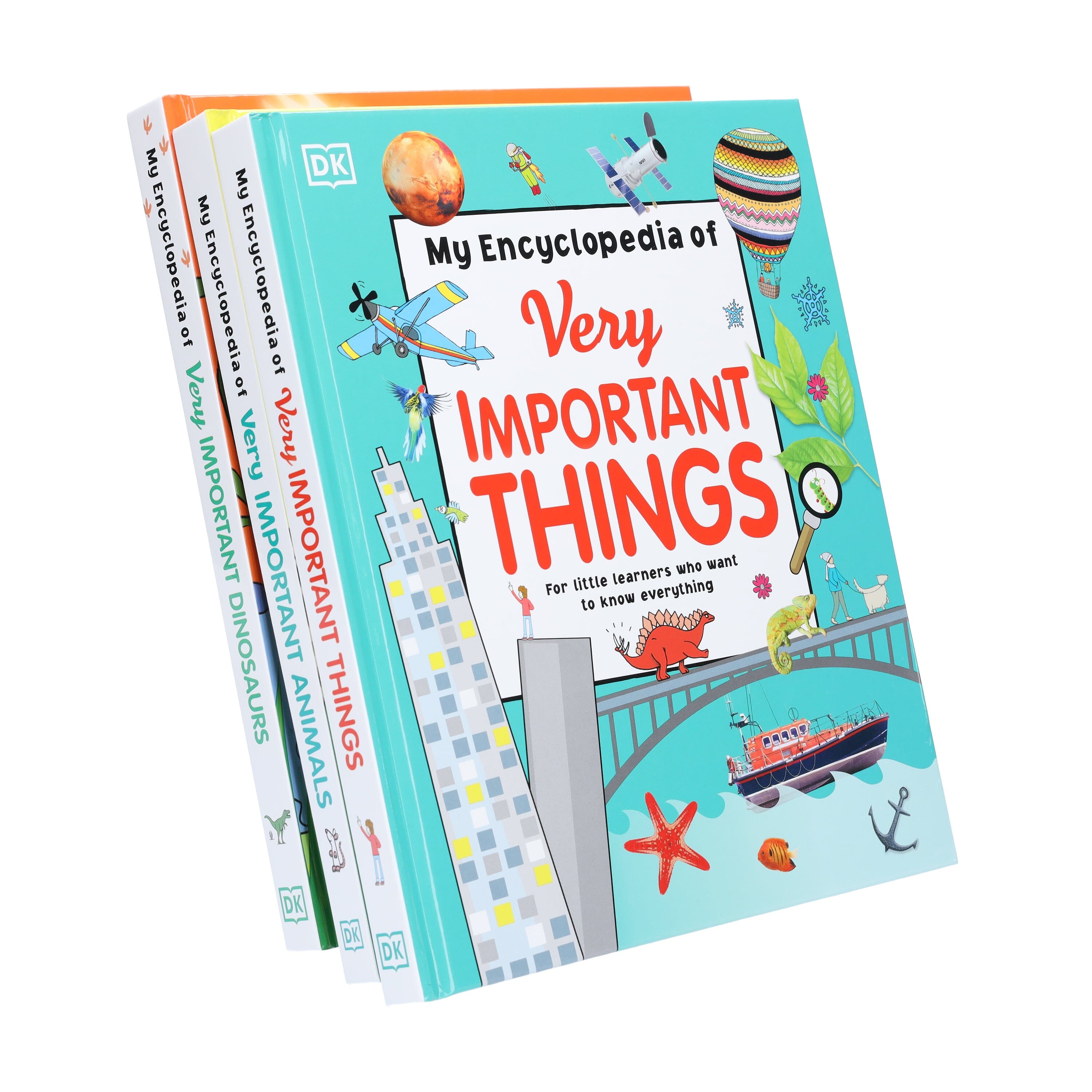 My Encyclopedia of Very Important Things Collection 3 Books Set By DK (Things, Animals & Dinosaurs)
