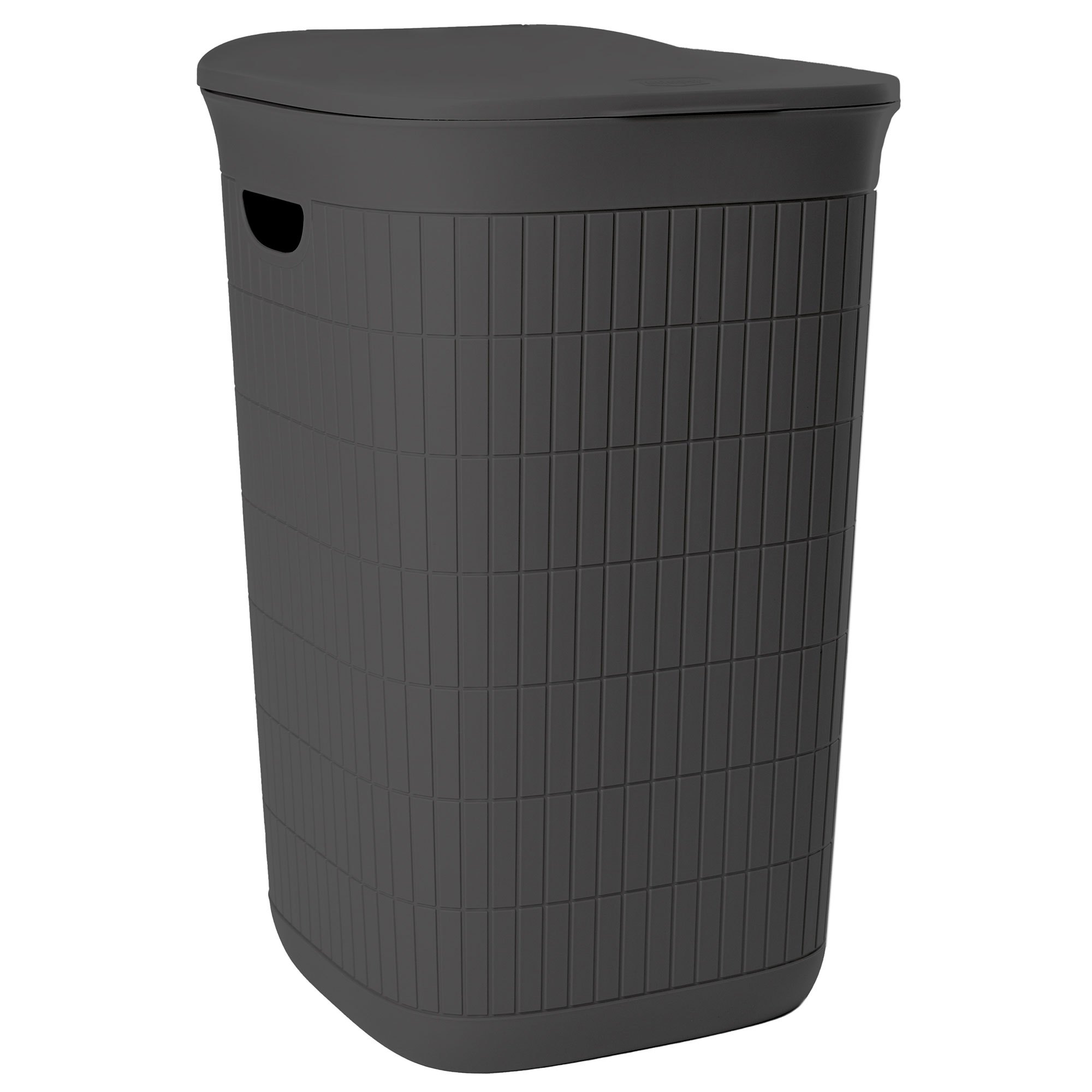 Image of Large 50 Liter Laundry Basket With Lid, Laundry Collector With Holes, 38x36x54cm , Laundry Sorter, Household Basket, Plastic Laundry Chest, Laundry Bin, Laundry Bag