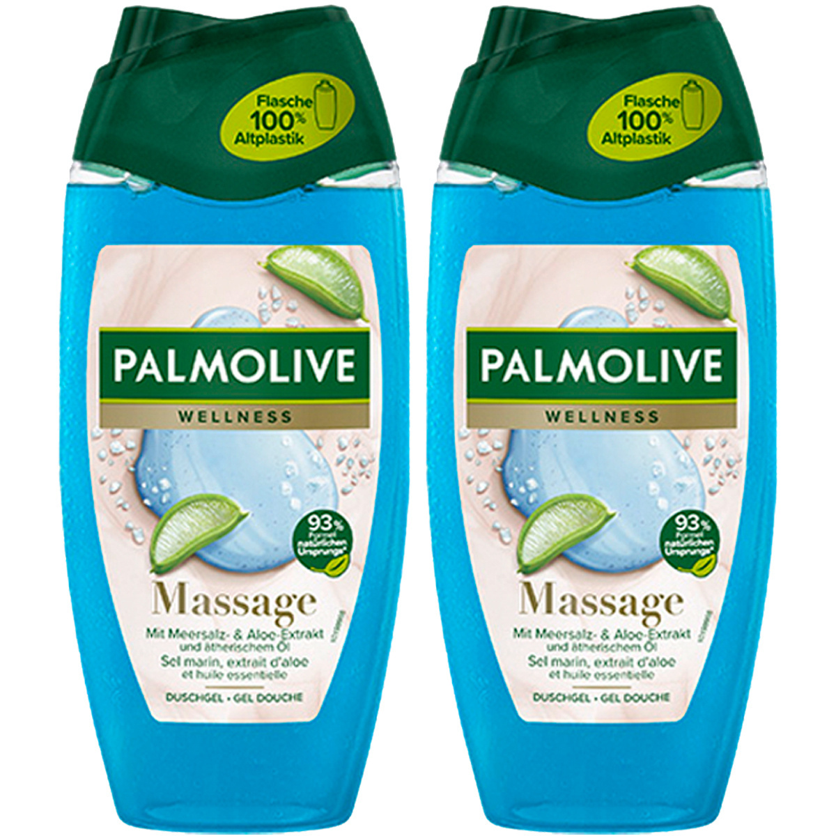 Image of Palmolive Wellness Massage Gel With Sea Salt And Aloe, 250ml, 2-pack