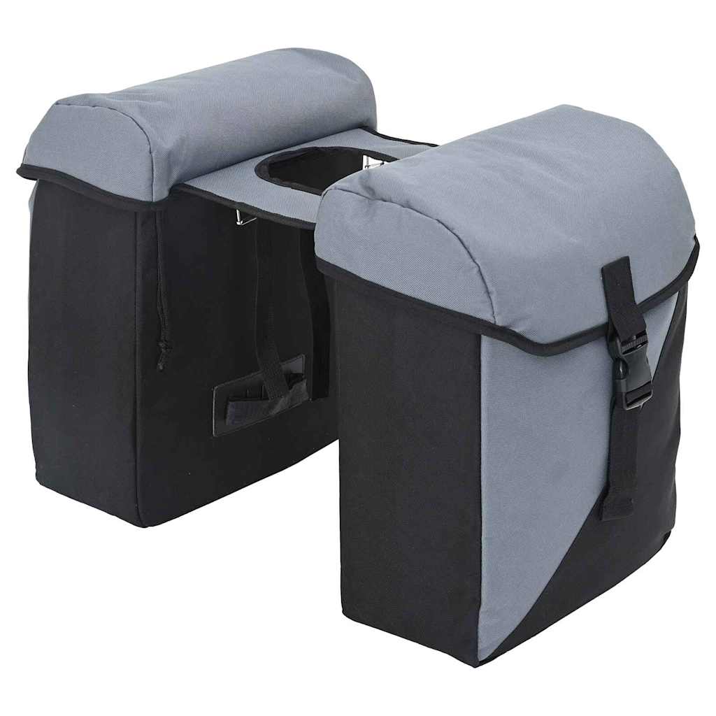 Image of Vidaxl Bike Bag Gray And Black X 15.5 X 40 Cm Polyester, Garden And Terrace, Modern Bike Bag, Outdoor Gear For City , Practical Companion
