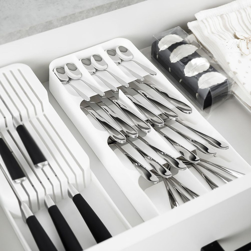Insert For Cutlery Drawer, White, 39x17 Cm