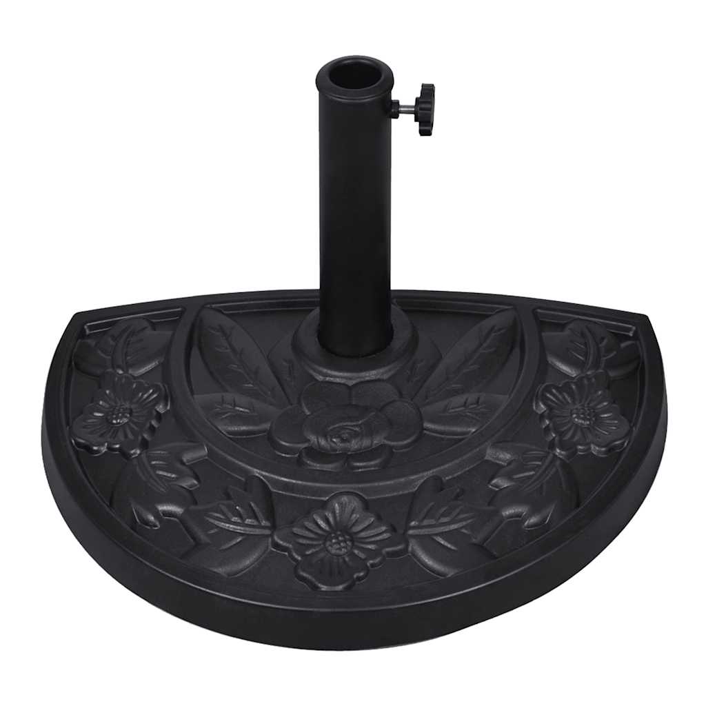 Image of Semi-circular Parasol Stand, 9 Kg Umbrella Holder Stand