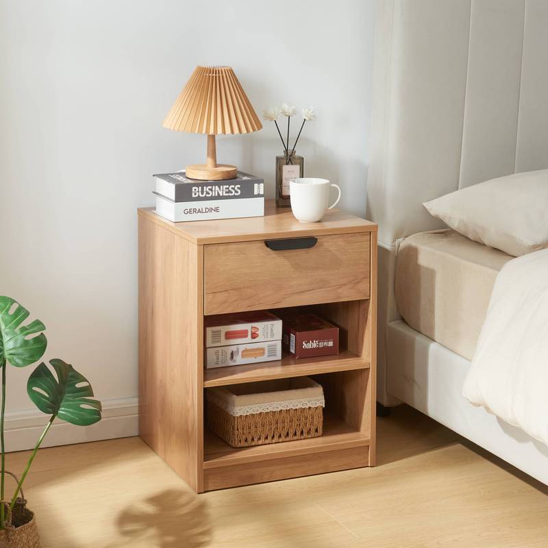 Nightstand Varkaus 55x43x40cm Oak Optic