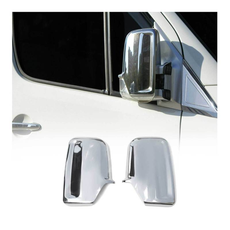 Mirror Caps Mirror Cover For Vw 2006-2017 Chrome Abs Silver 2pc