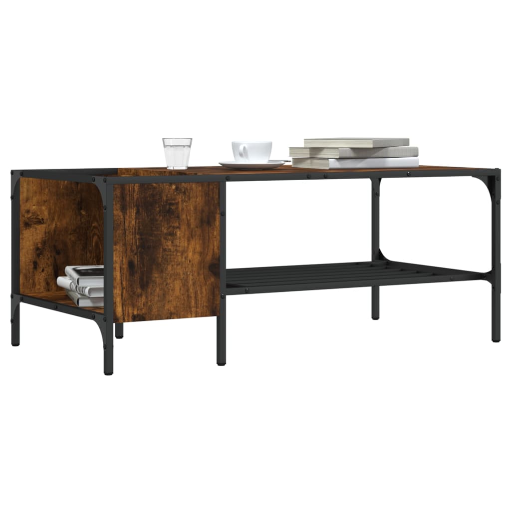 Vidaxl Smoked Oak Table Basse Tables Basses Table D'appoint