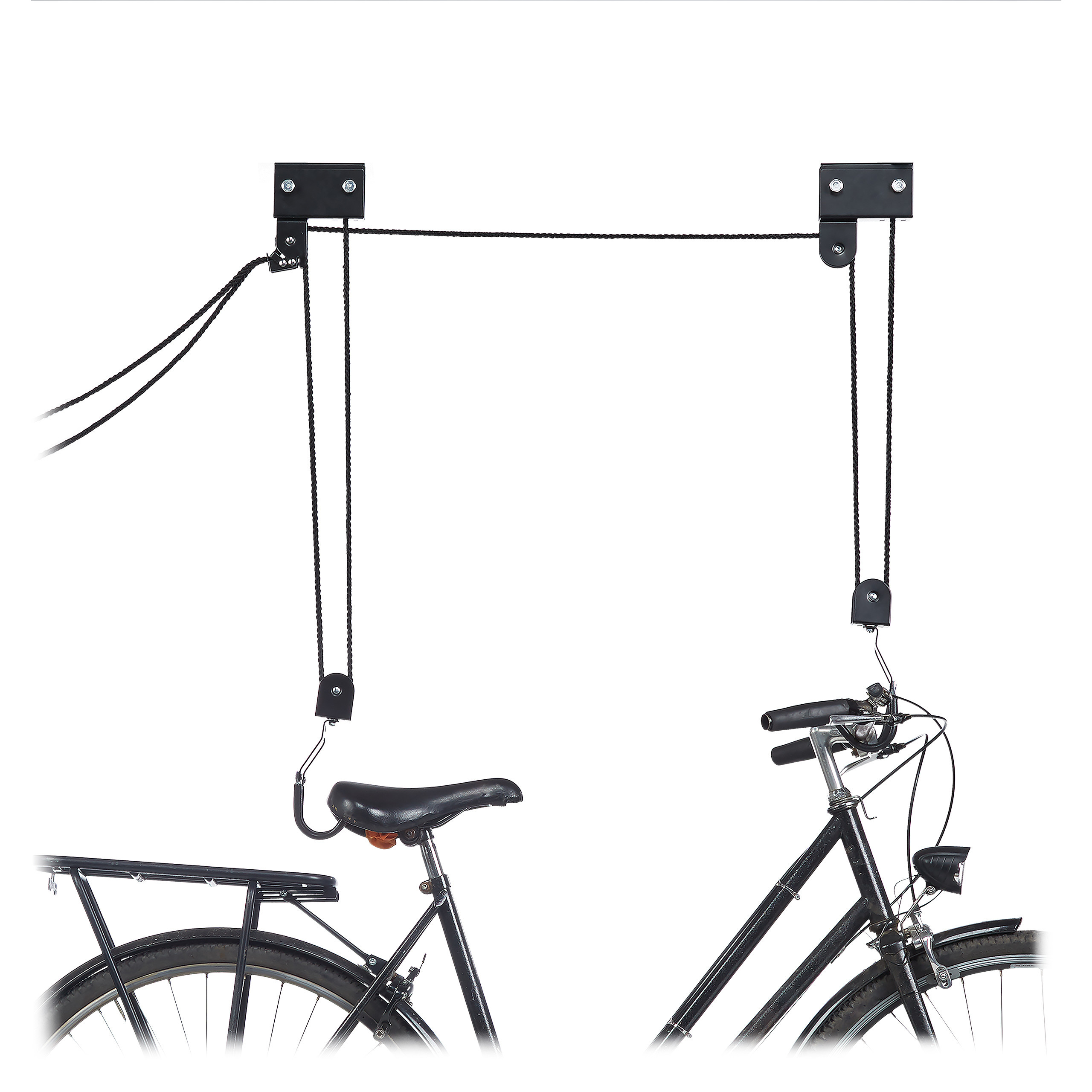 Image of Bicycle Roof Rack In Black