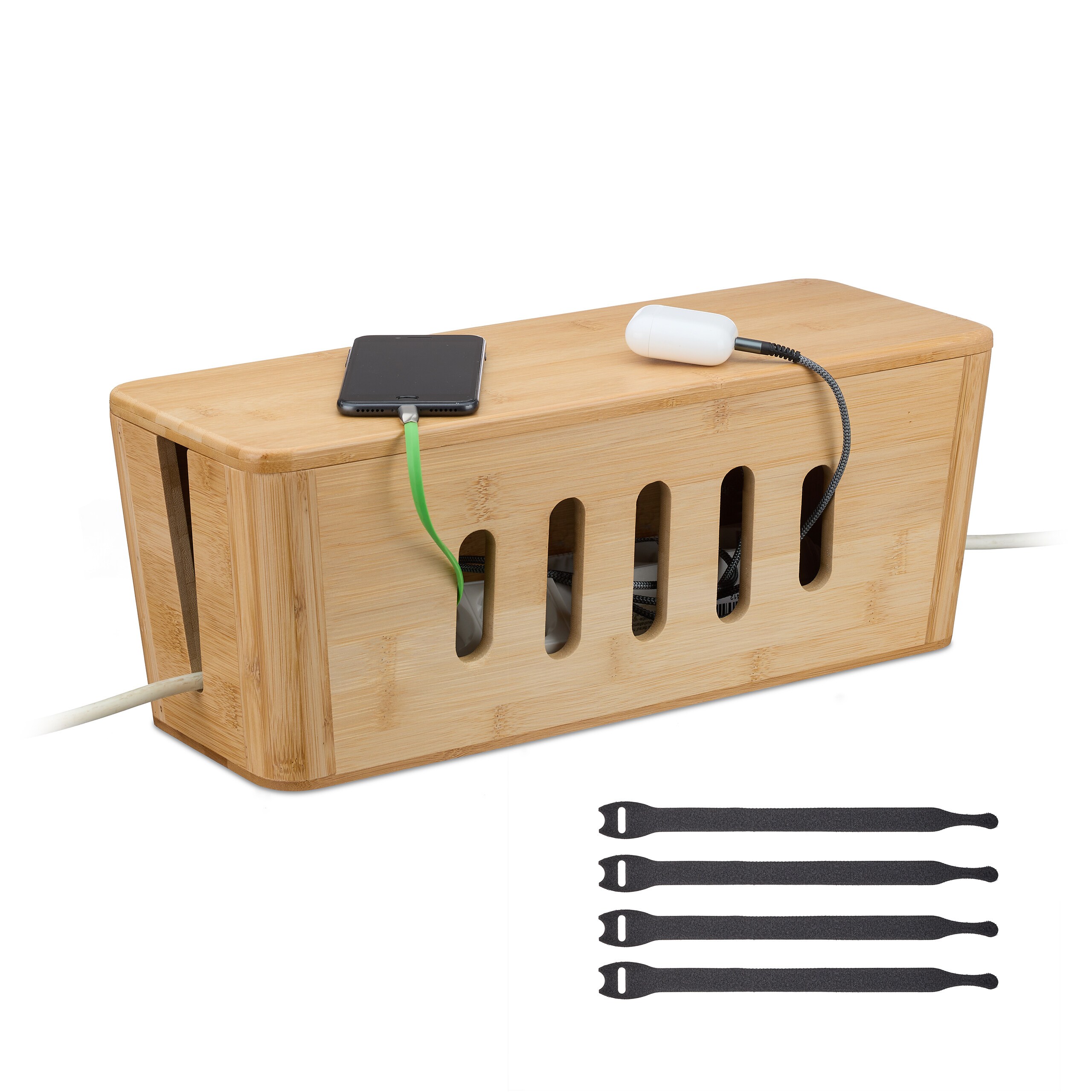 Cable Box In Natural - (w)44 X (h)16.5 X (d)16 Cm