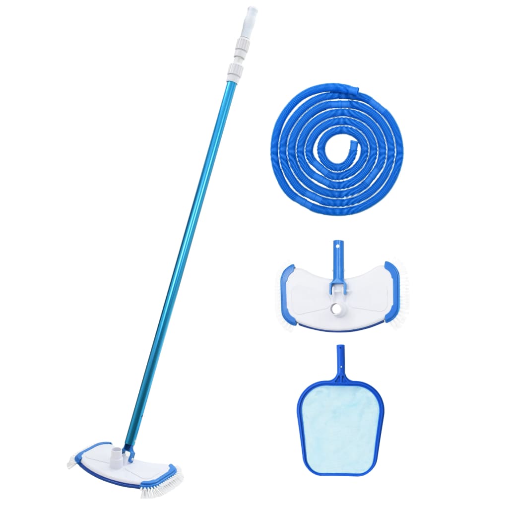 Pool Cleaning Set 4-piece, Skimmer Net, Pool Vacuum, Bottom Vacuum, Pool Cleaner