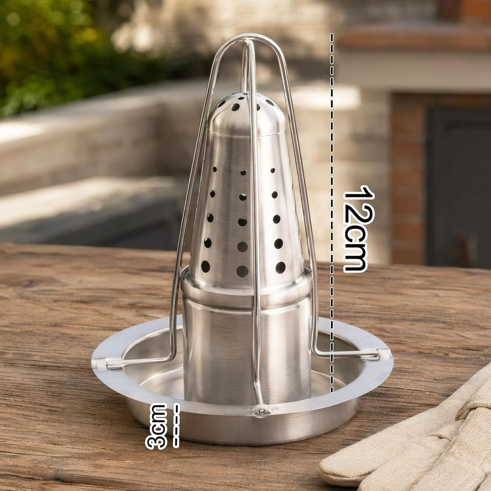 Stainless Steel With Beer Can Holder