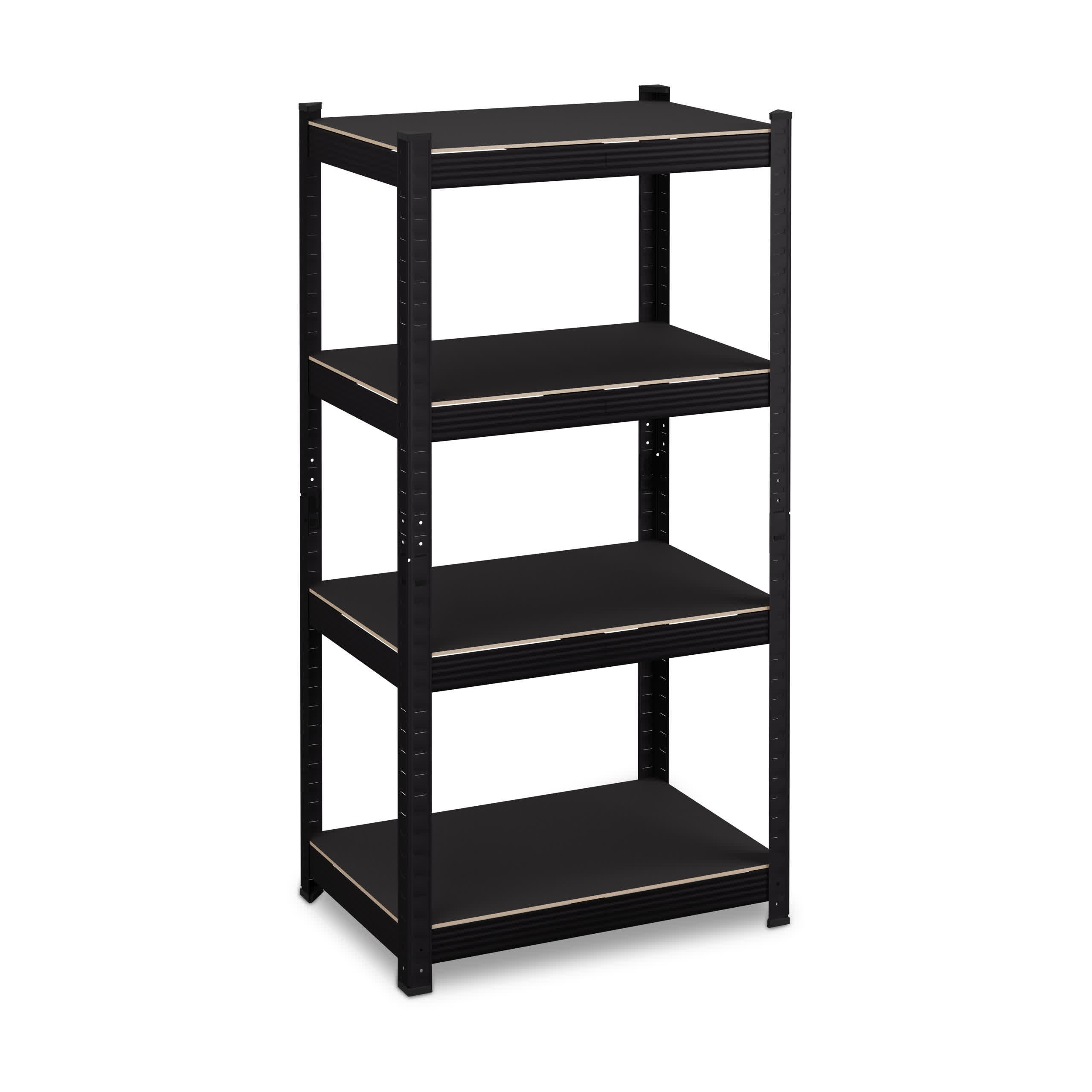 Heavy-duty Shelving Unit In Black - (w)60 X (h)120 X (d)40 Cm