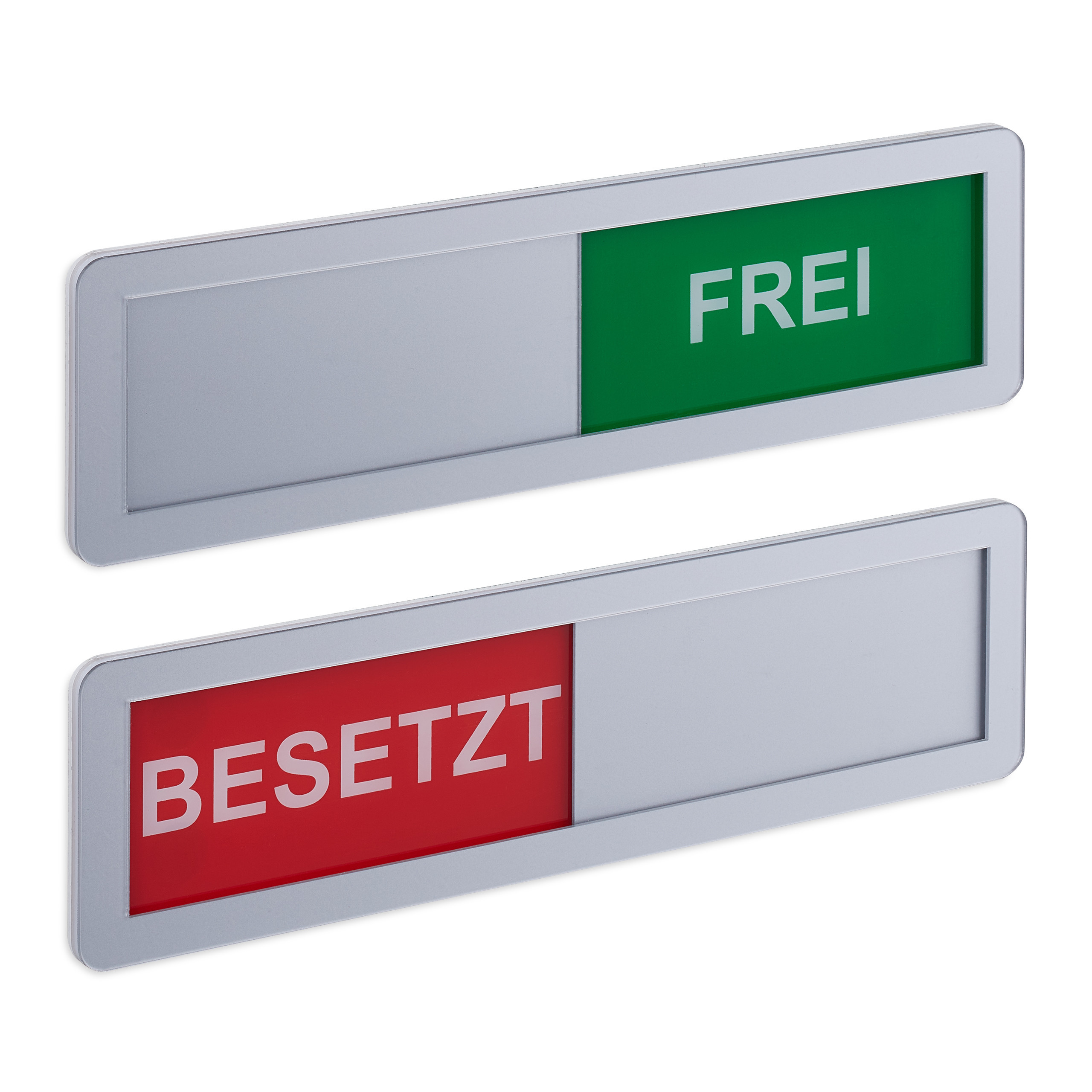 2 X Door Sign "occupied/vacant" In Red/green