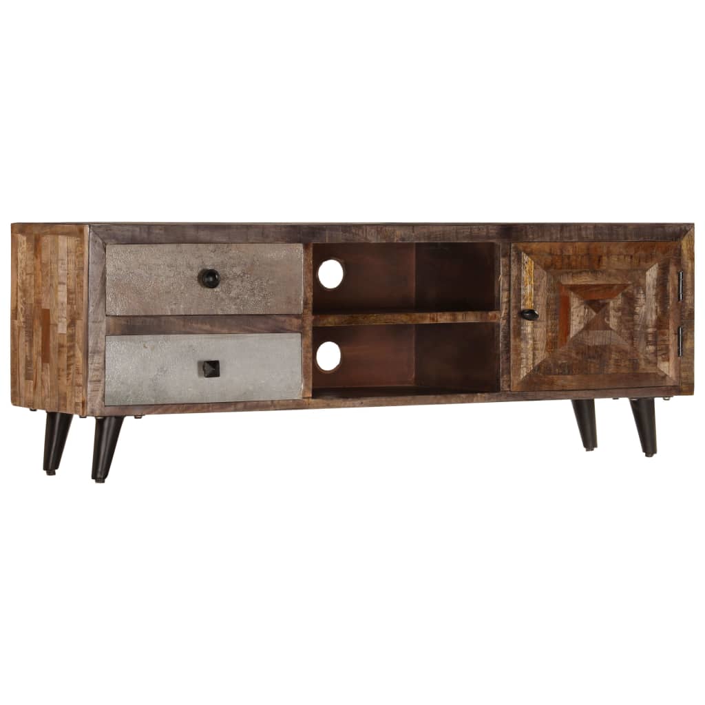 Vidaxl Mango Wood Solid Tv Cabinet Board Lowboard Tv Stand Tv Table
