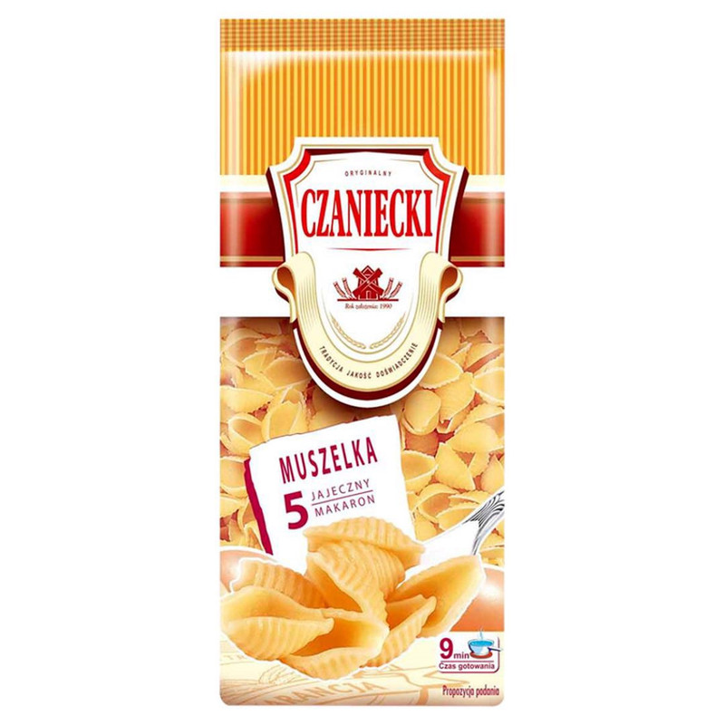 Czaniecki Shell-shaped 5-egg Pasta 250 G
