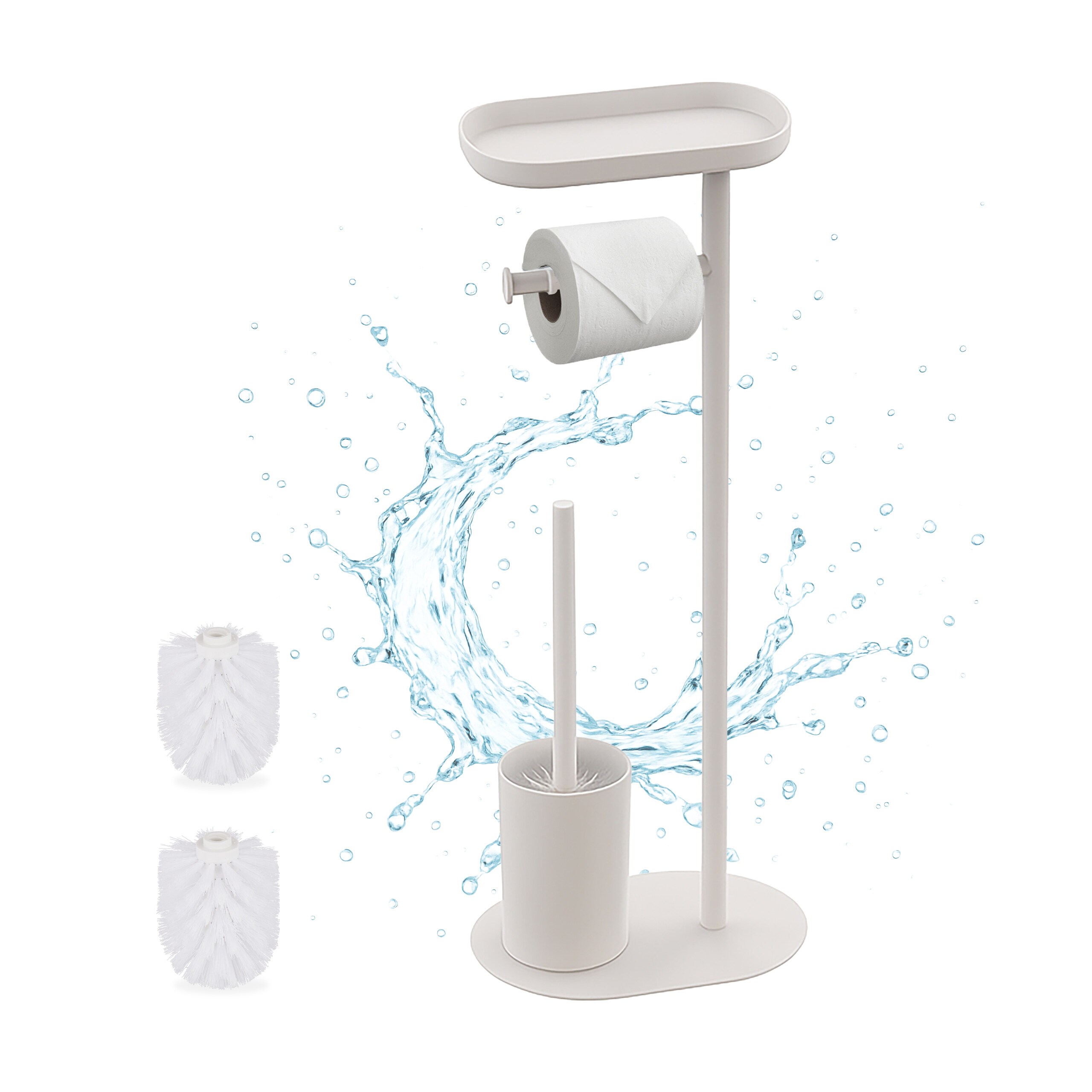Wc Suite In White - (w)23 X (h)65 X (d)17 Cm