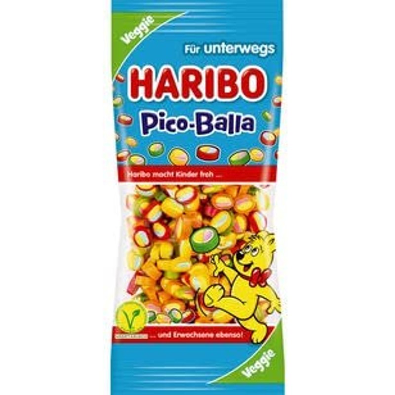 Image of 12 Packs Of Haribo Pico-balla 65g (12x65g)