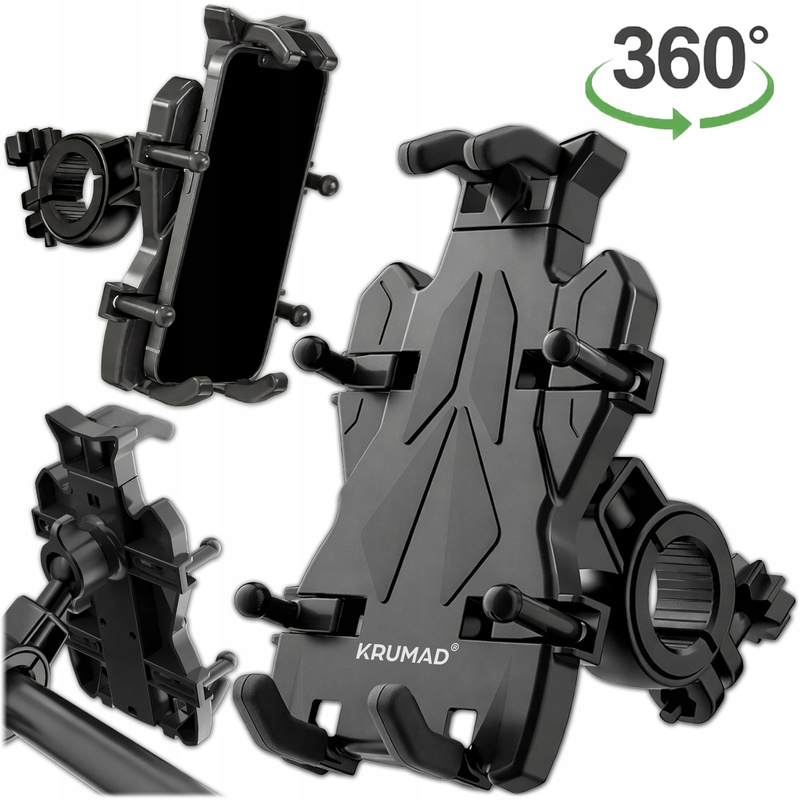 Bike Motorcycle Phone Holder, 360° Rotatable, Stable Smartphone Mount For Handlebars, Universal Phone Holder For Bicycle, E-scooter, Stroller, And Motorcycle
