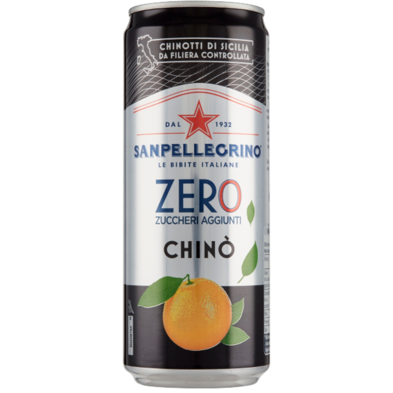 San Pellegrino 0 Chinò Carbonated Soft Drink 330ml