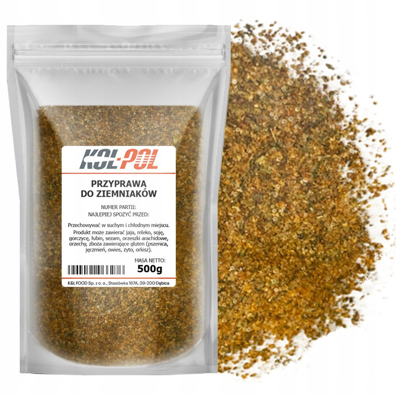 Potato Seasoning 500g For Fries And Mash, Herb Blend, Kol-pol Quality: retailer-supplied image