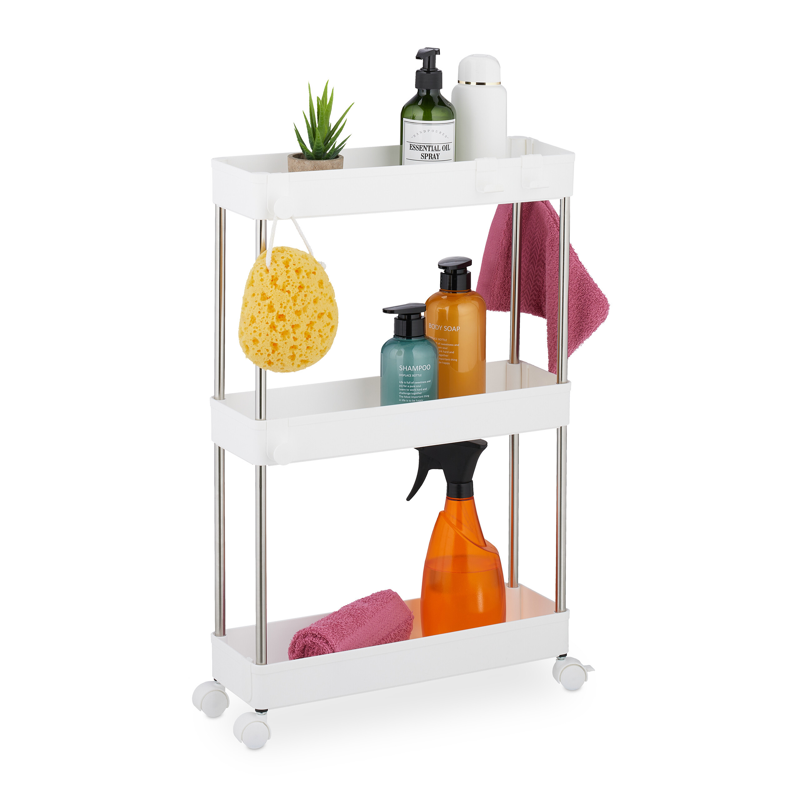 Niche Car In White - (w)41.5 X (h)62 X (d)14.5 Cm