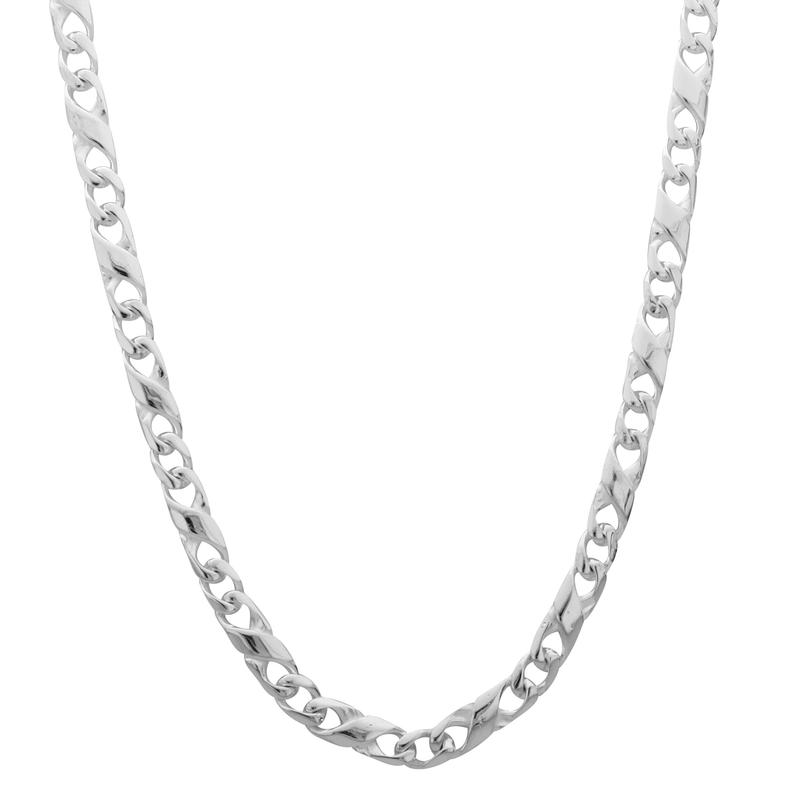 Image of 5.5 Mm 925 Sterling Silvery Solid High-gloss Polished Carabiner Clasp For Made In Italy With Certificate And Gift Packaging