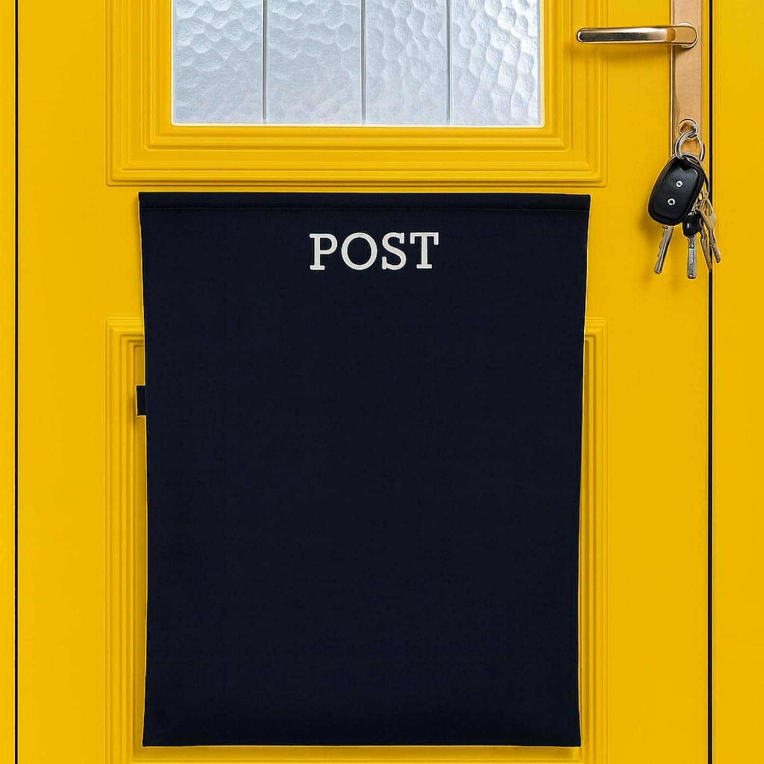 TEMU Post Catcher For Letterboxes [black] No Tools Or Screws Needed – Dog Proof Letter Box Mail Catcher Bag (black)