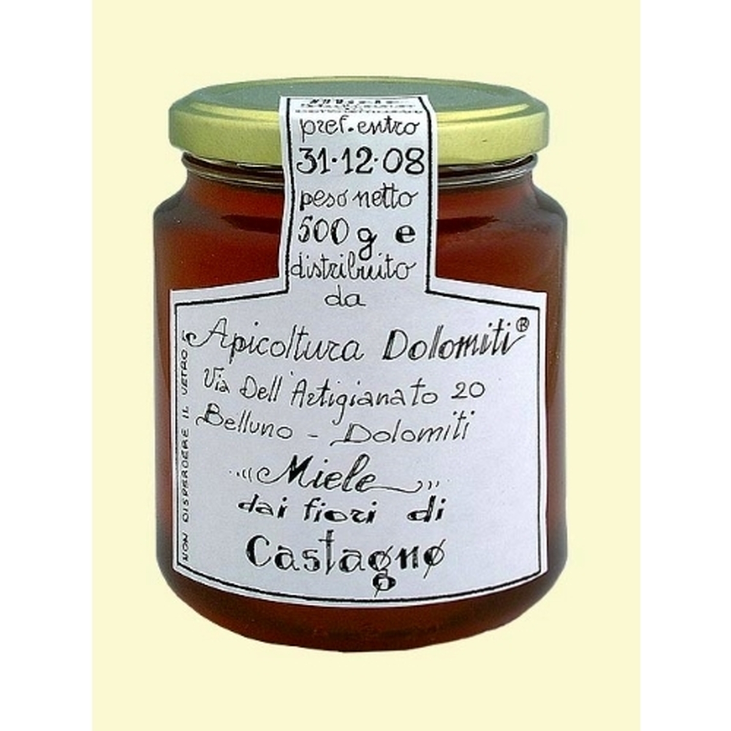 Chestnut Honey 500 Gr. - Beekeeping