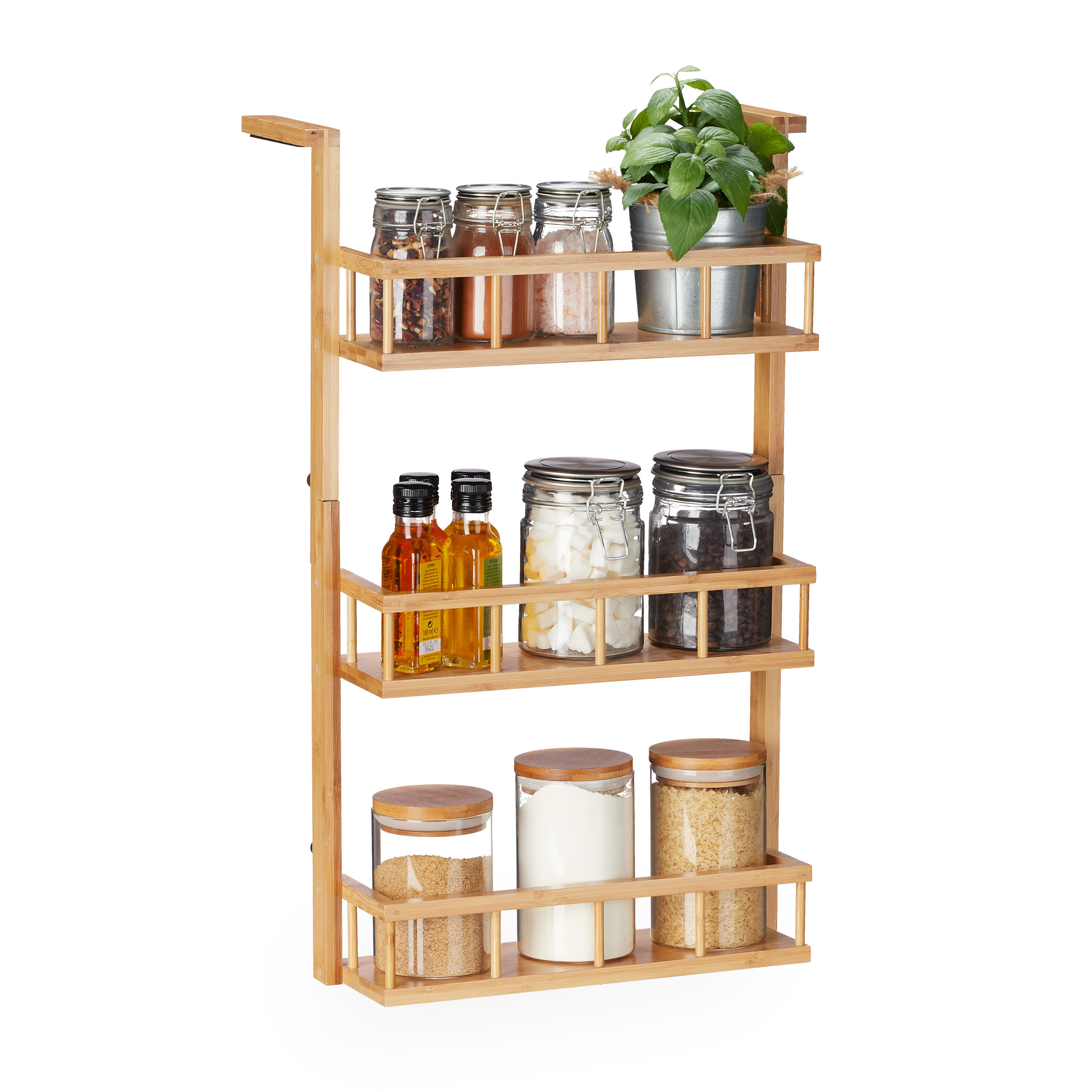 Bamboo Spice Rack