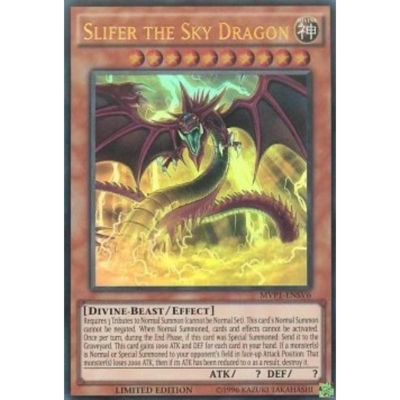 Image of Slifer The (v.4) - Ultra Rare - Mvp1-ensv6 - English - Fresh From Booster - Edition!