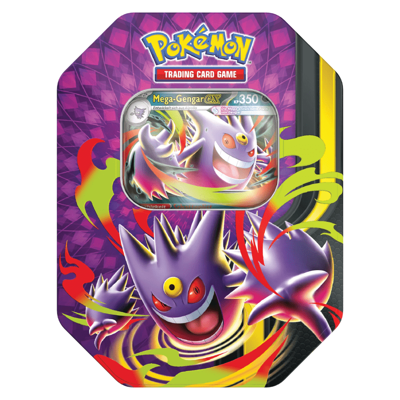 Pokémon Mega Ex Tin German – Box With Booster Packs &