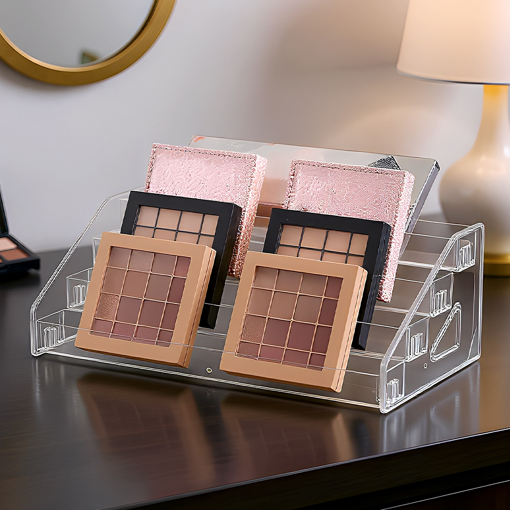 Plastic Multi-Layer Cosmetic Display Makeup Stand Rack