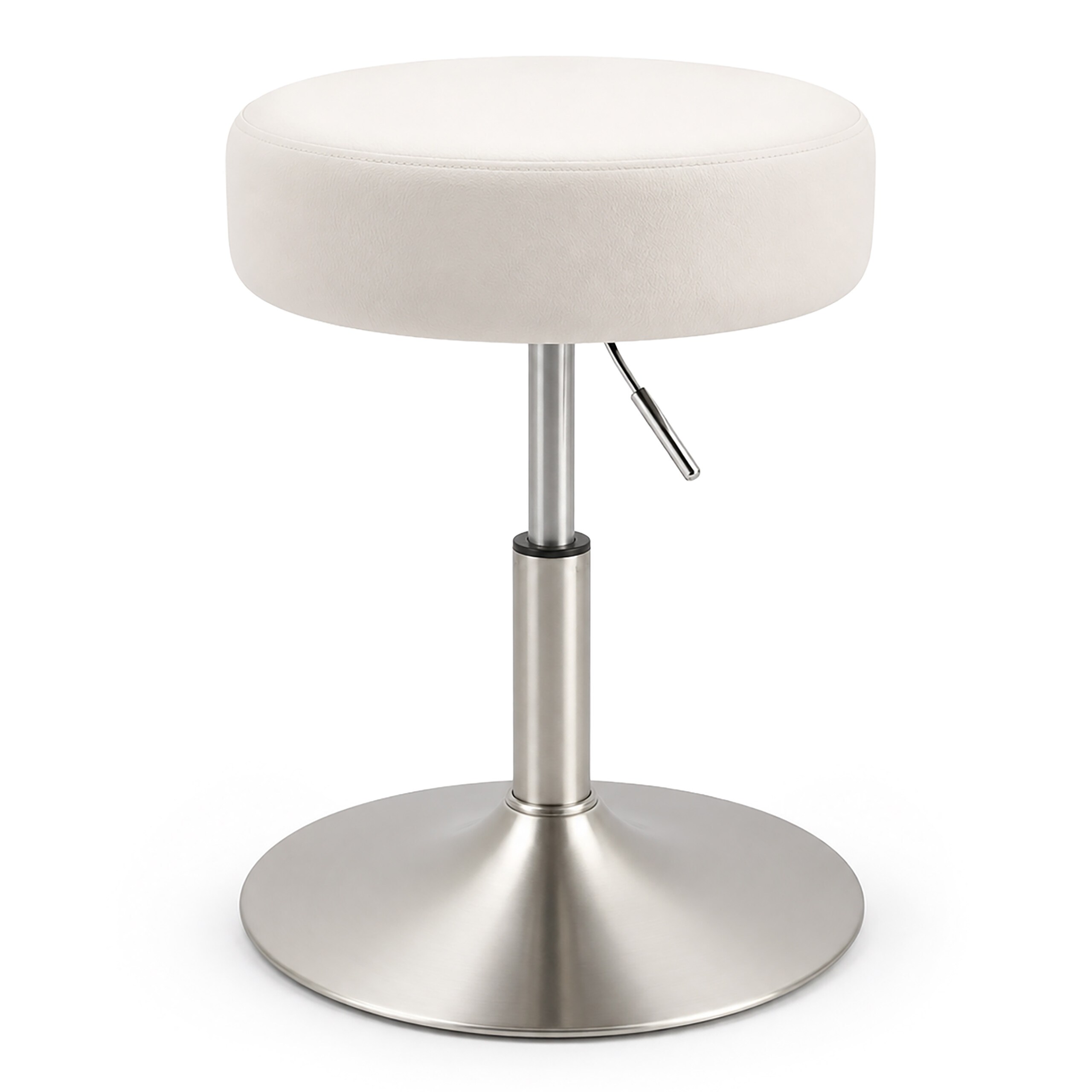 Image of Makeup Holder In White/silvery - (h)42-57 X Ø 38.5 Cm
