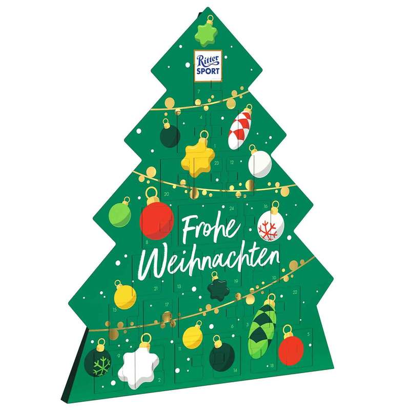 Image of Ritter Sport Chocolate Cube Advent Calendar