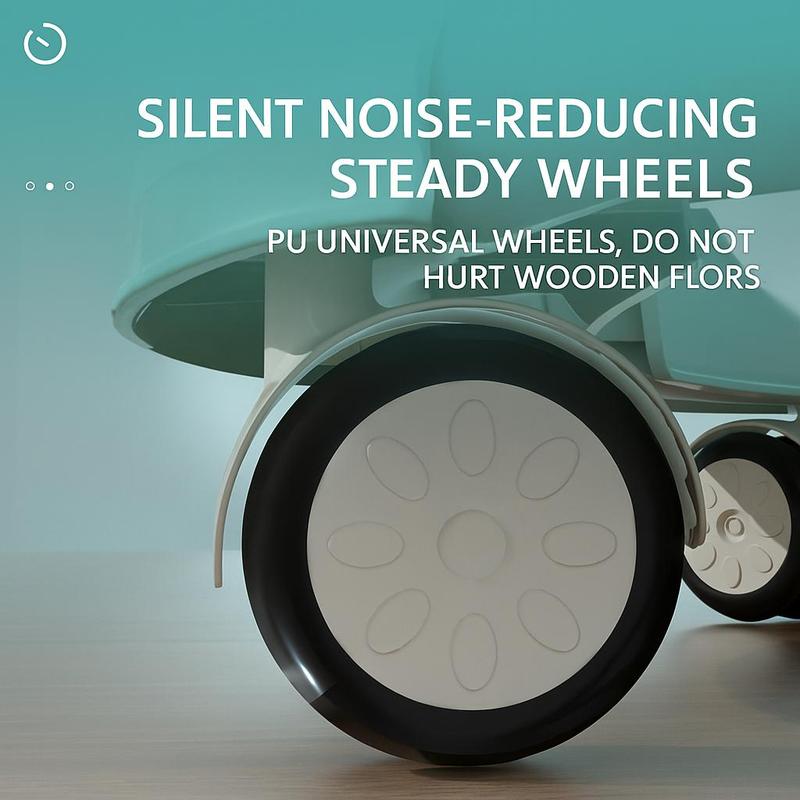 Stroller for Kids with Silent Wheel Systems (Blue)