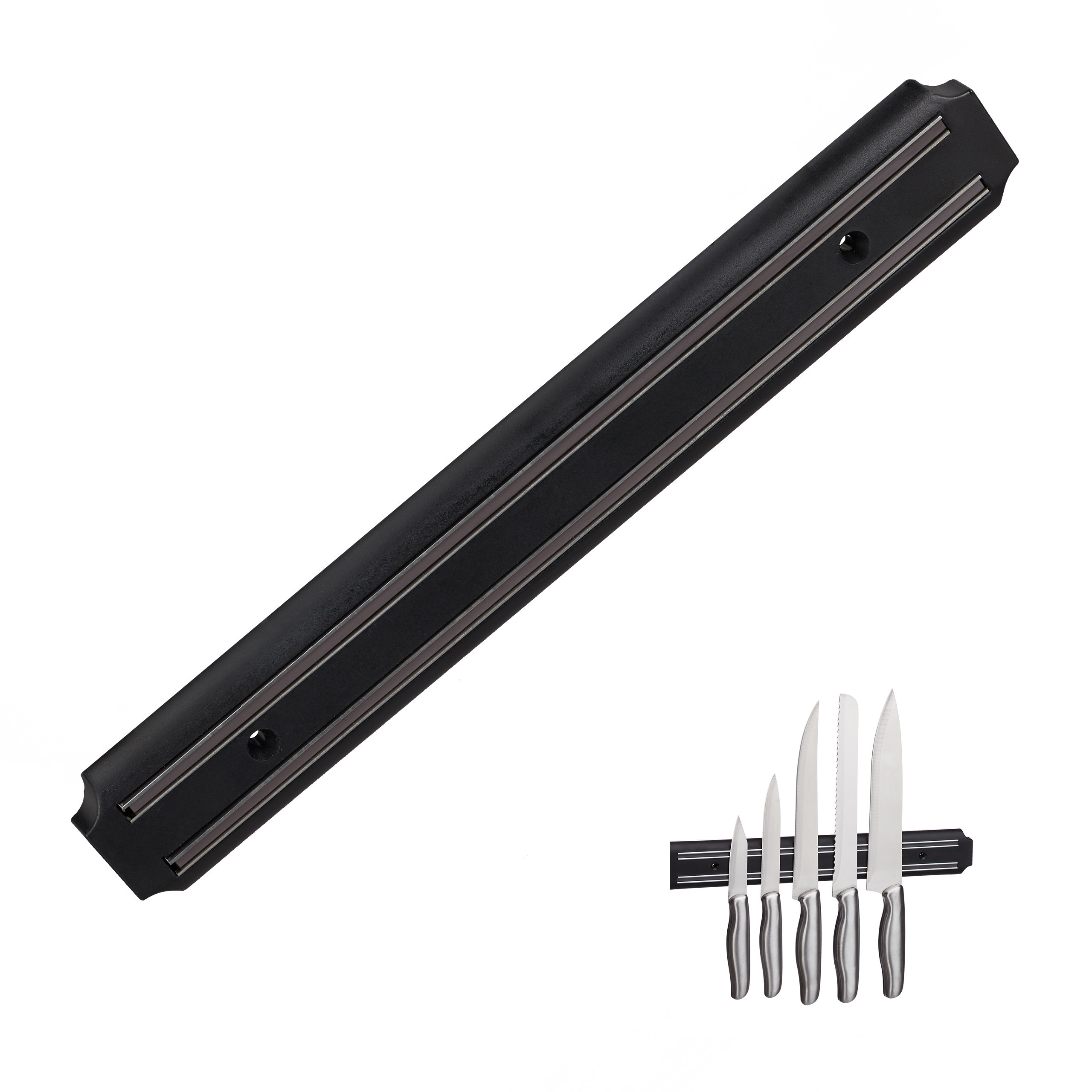 2x Magnetic Strip In Black