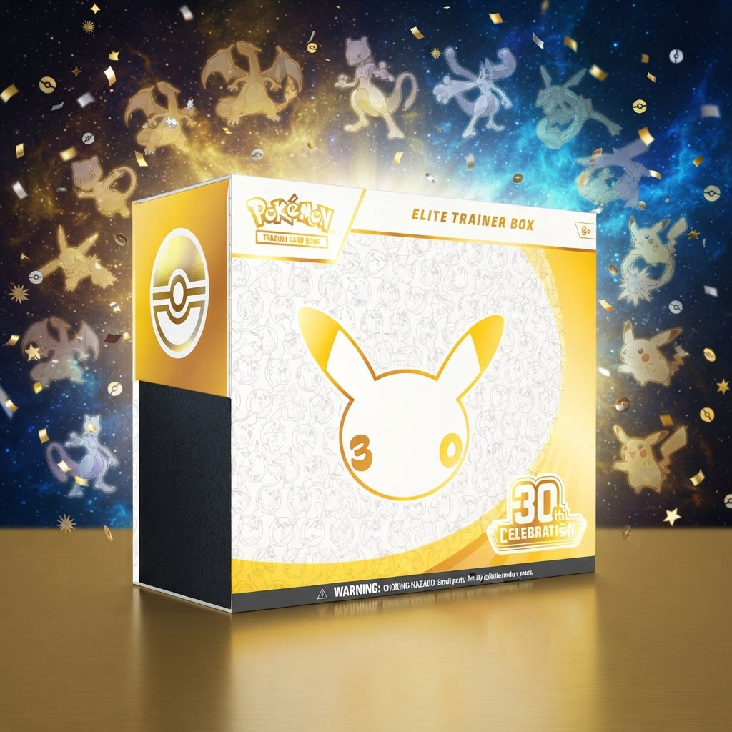 TEMU Tcg 30th Celebration Elite Trainer Box – 30 Years Of – English