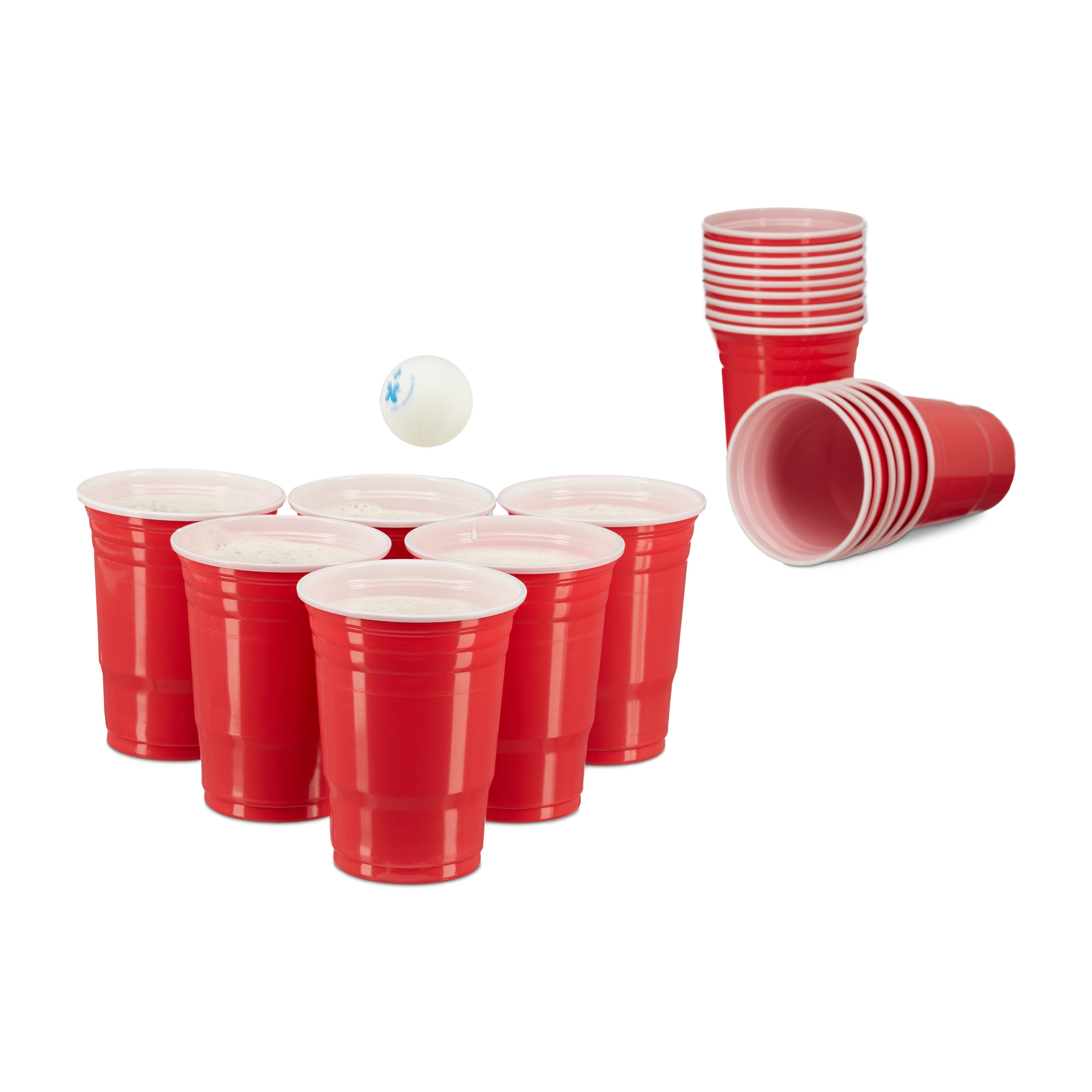 50x Red Beer Pong Cups