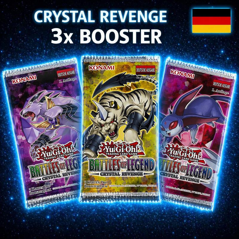 Image of Yu-gi-oh! 3x - Crystal Booster (german)