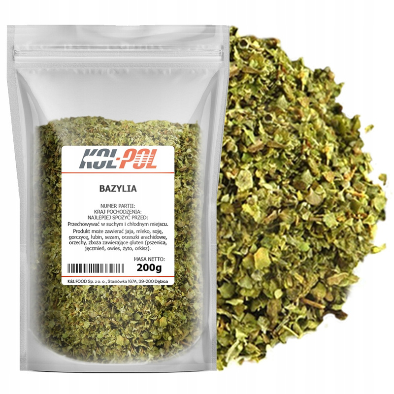 TEMU Basil 200g Dried Natural Aromatic Spice High Quality Kol-pol