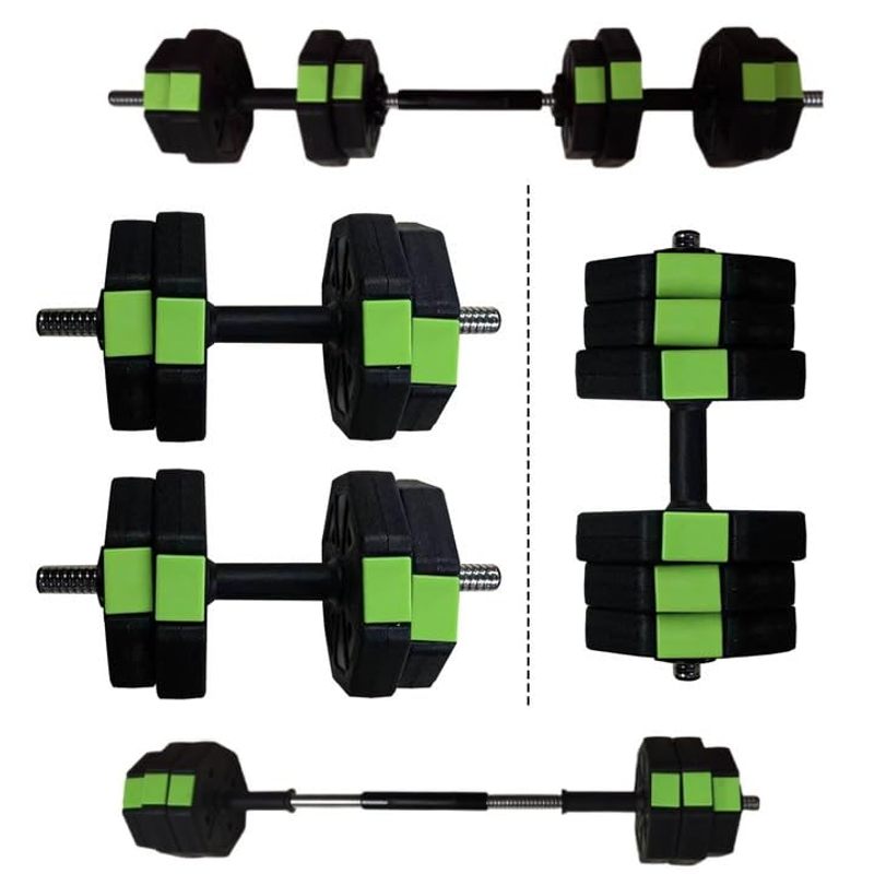 30/44/66/88 Lbs Adjustable Dumbbell Set, 4-in-1 Free Weights Set With Connector, Fitness Exercise Equipment Used As Kettlebells, Barbell, Push Up Stand, Weights Set For Home Gym Suitable Men/women