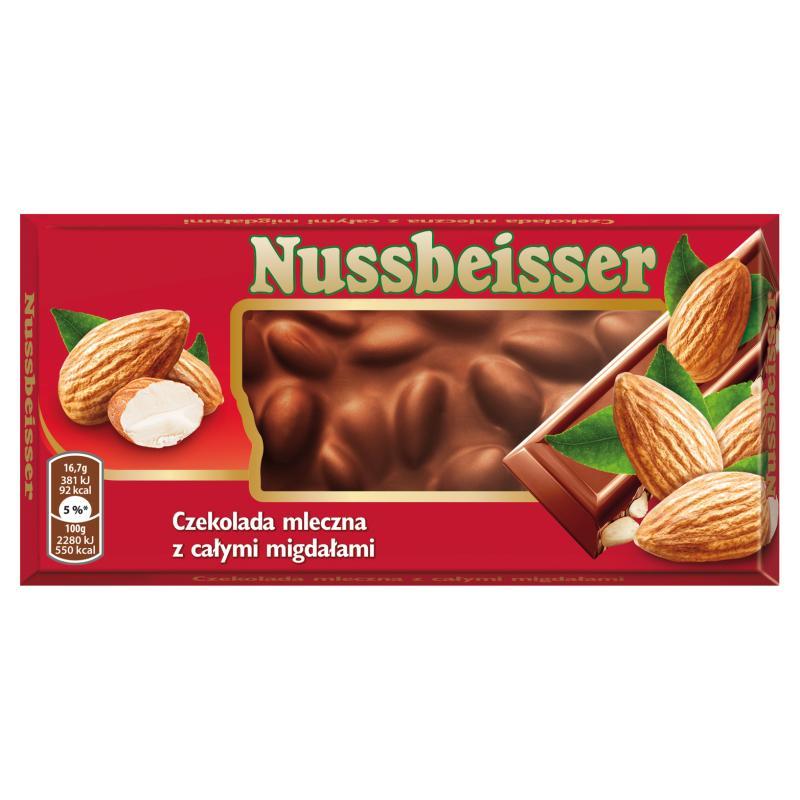 Image of Hazelnut Milk Chocolate With Whole Almonds 100 G