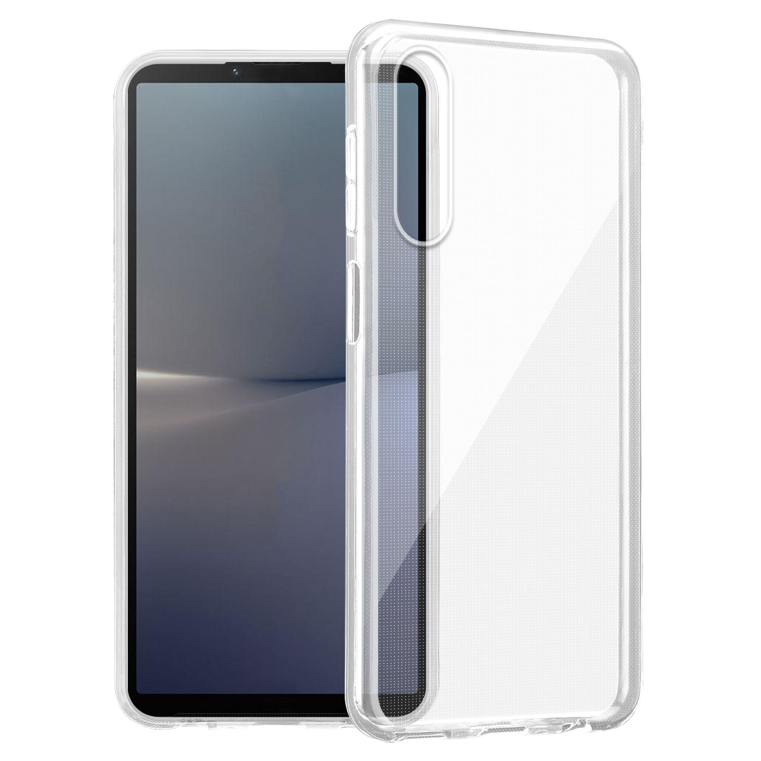 Image of Case Compatible With Xperia 10 V, Flexible Tpu Silicone Protective Back Cover, Transparent Phone Case